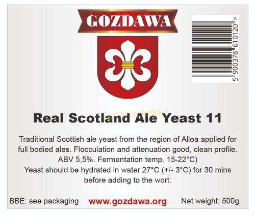 PIVNÍ KVASNICE "Real Scotland Yeast 11" GOZDAWA 