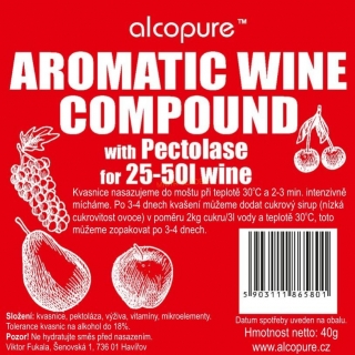 Kvasnice - AROMATIC WINE COMPOUND ALCOPURE