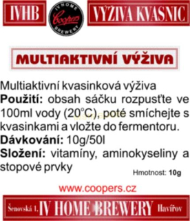 Multiaktivní výživa pro kvasinky 10g