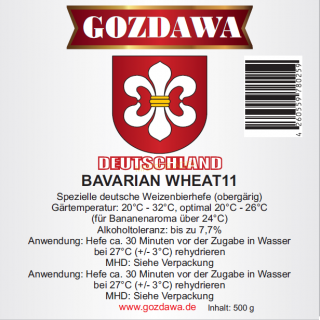 PIVNÍ KVASNICE "Bavarian Wheat 11" GOZDAWA