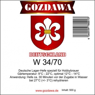 PIVNÍ KVASNICE W34/70 GOZDAWA